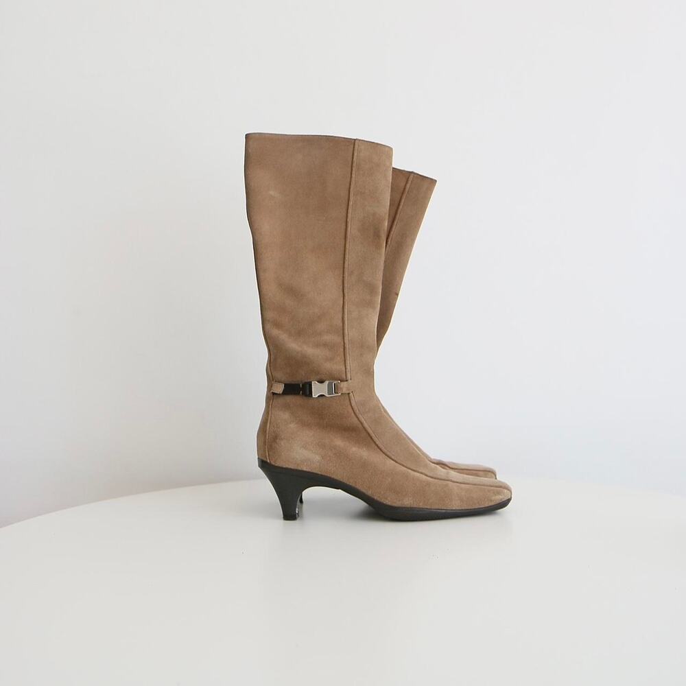 Vintage Prada Suede Boots - Picture 2 of 5